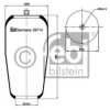 FEBI BILSTEIN 39714 Boot, air suspension